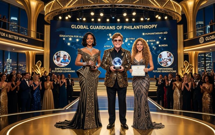 Las Estrellas que Transforman el Mundo: Rihanna, Elton John y Shakira lideran la nueva era de la filantropía global